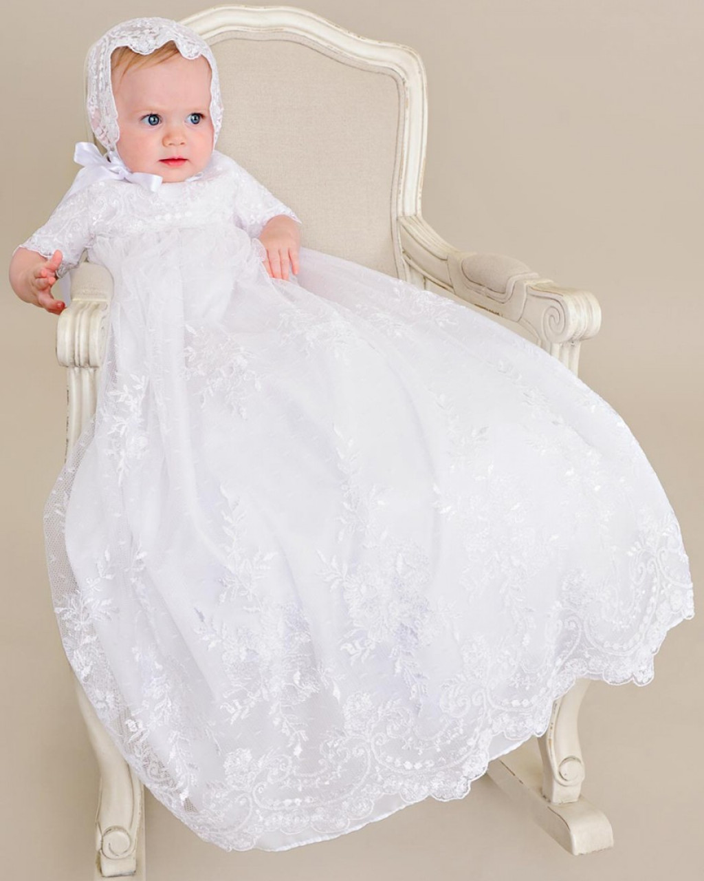 Oliver Convertible Gown | Romper & Skirt Set – Christeninggowns.com